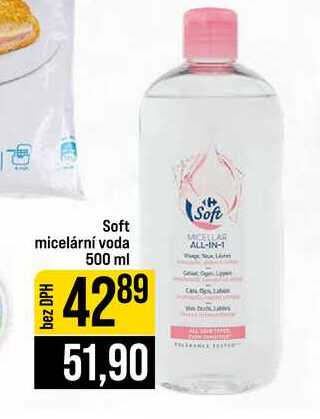 Soft micelární voda 500 ml