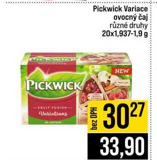Pickwick Variace ovocný čaj různé druhy 20x1,937-1,9 g