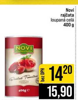 Novi rajčata loupaná celá 400 g 