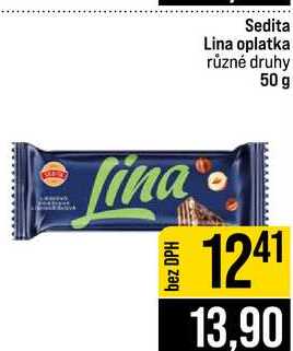 Sedita Lina oplatka různé druhy 50 g