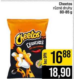 Cheetos různé druhy 80-85 g