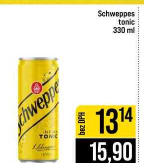 Schweppes tonic 330 ml