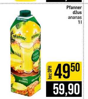 Pfanner džus ananas 1l