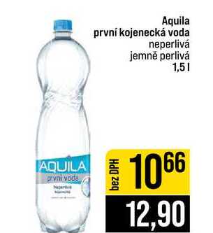 Aquila první kojenecká voda neperlivá jemně perlivá 1,5l