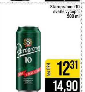 Staropramen 10 světlé výčepní 500 ml