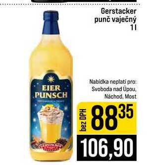 Gerstacker punč vaječný 1l