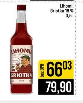 Lihomil Griotka 18% 0,5l