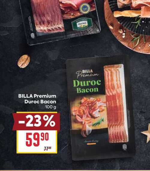 BILLA Premium Duroc Bacon 100 g 