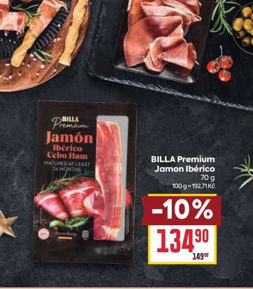 BILLA Premium Jamon Ibérico 70 g 