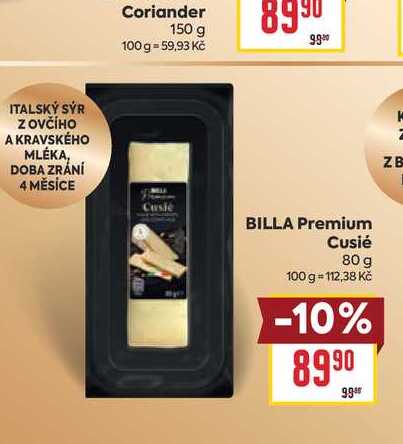 BILLA Premium Cusié 80 g