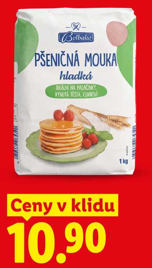 Belbake PŠENIČNÁ MOUKA hladká, 1 kg