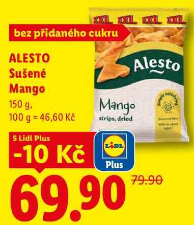 ALESTO Sušené Mango, 150 g