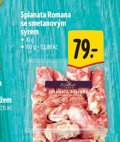 Spianata Romana se smetanovým sýrem 70 g