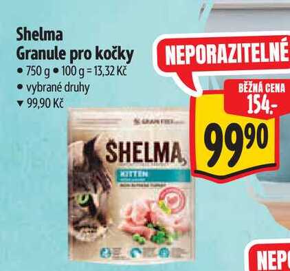 Shelma Granule pro kočky, 750 g 