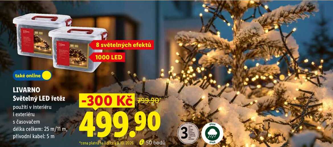 LIVARNO Světelný LED řetěz