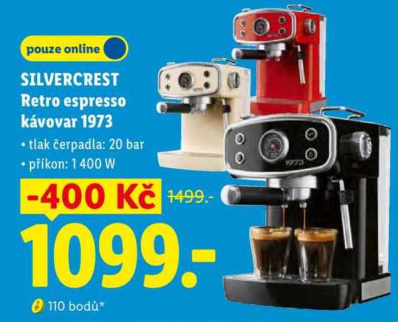 SILVERCREST Retro espresso kávovar 1973
