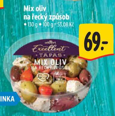 Mix oliv na řecký způsob, 130 g