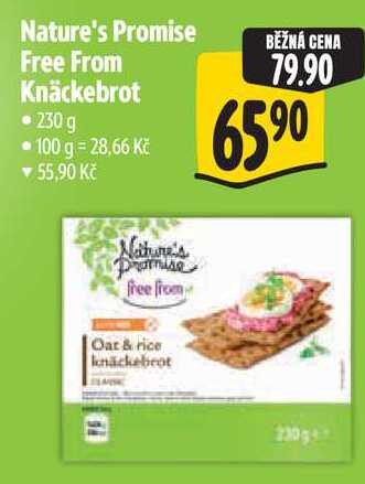 Nature's Promise Free From Knäckebrot, 230 g