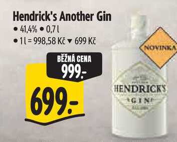 Hendrick's Another Gin, 0,7 l