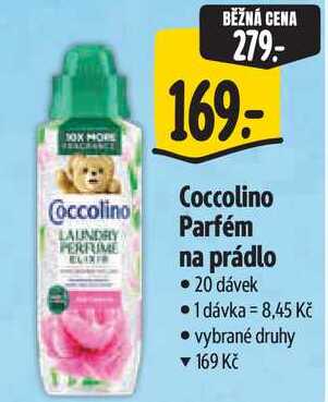 Coccolino Parfém na prádlo, 20 dávek 