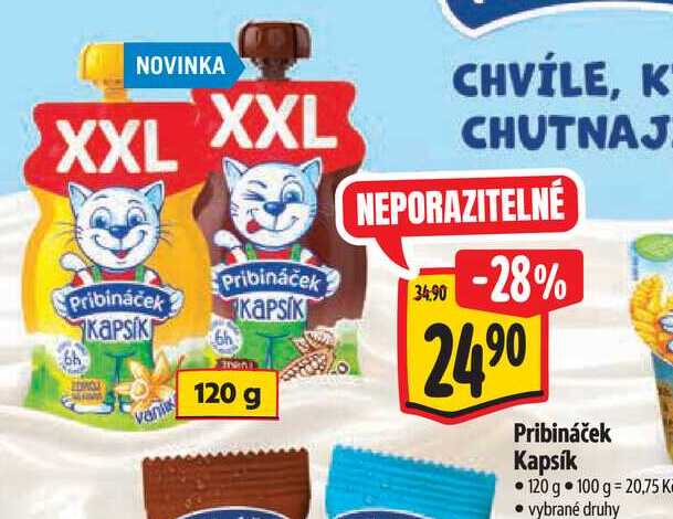 Pribináček Kapsíik, 120 g