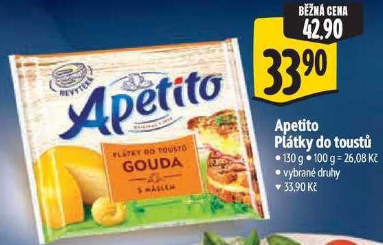 Apetito Plátky do toustů, 130 g
