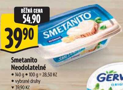 Smetanito Neodolatelné, 140 g