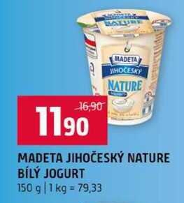 MADETA JIHOČESKÝ NATURE BÍLÝ JOGURT 150 g