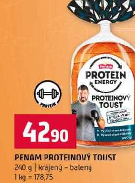PENAM PROTEINOVÝ TOUST 240 g krájený balený 