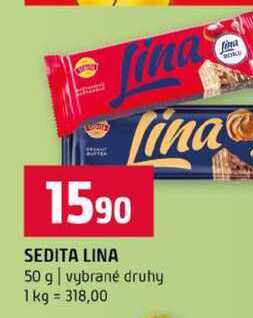 SEDITA LINA 50 g vybrané druhy