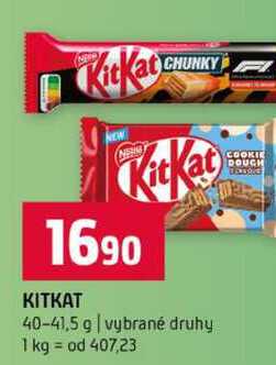 KITKAT 40-41,5 g vybrané druhy 
