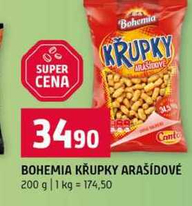BOHEMIA KŘUPKY ARAŠÍDOVÉ 200 g
