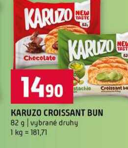 KARUZO CROISSANT BUN 82 g vybrané druhy