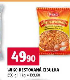 WIKO RESTOVANÁ CIBULKA 250 g