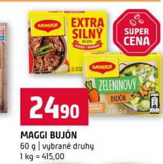 MAGGI BUJÓN 60 g vybrané druhy