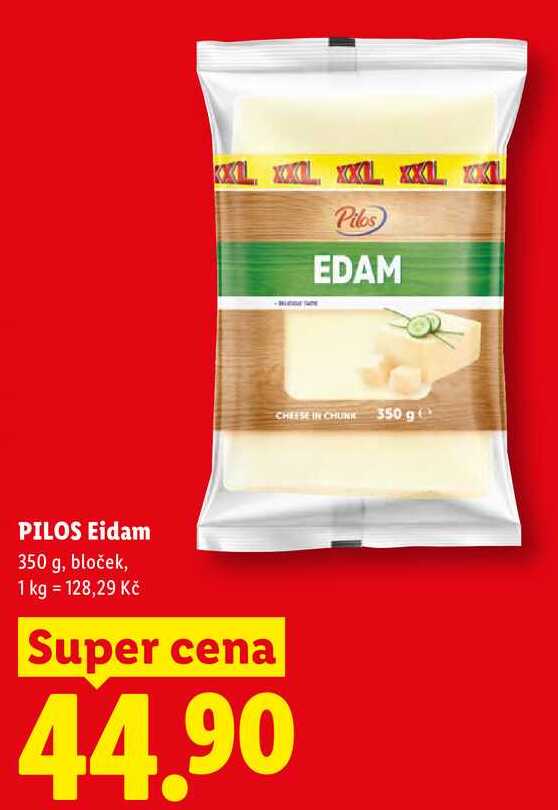 PILOS Eidam, 350 g, bloček