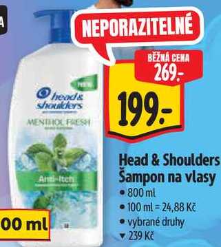 Head & Shoulders Sampon na vlasy, 800 ml