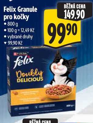 Felix Granule pro kočky, 800 g