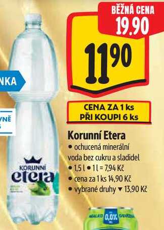 Korunní Etera, 1,5 l