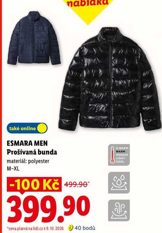 ESMARA MEN Prošívaná bunda