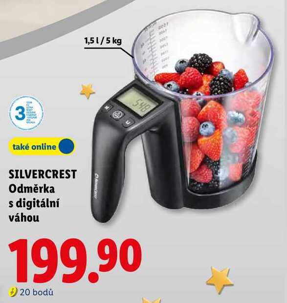 SILVERCREST Odměrka s digitální váhou
