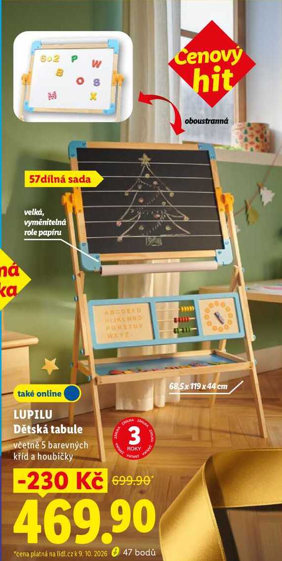 LUPILU Dětská tabule 