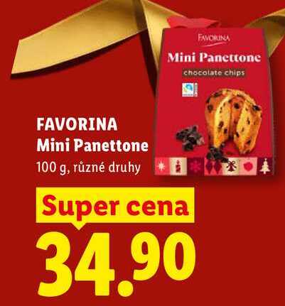 FAVORINA Mini Panettone, 100 g 