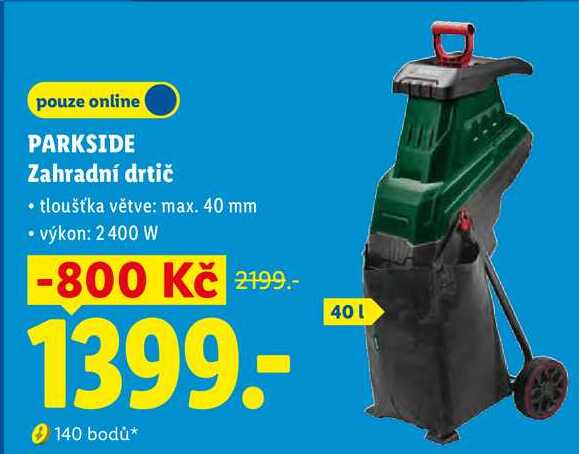 PARKSIDE Zahradní drtič