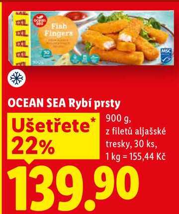 OCEAN SEA Rybí prsty, 900 g