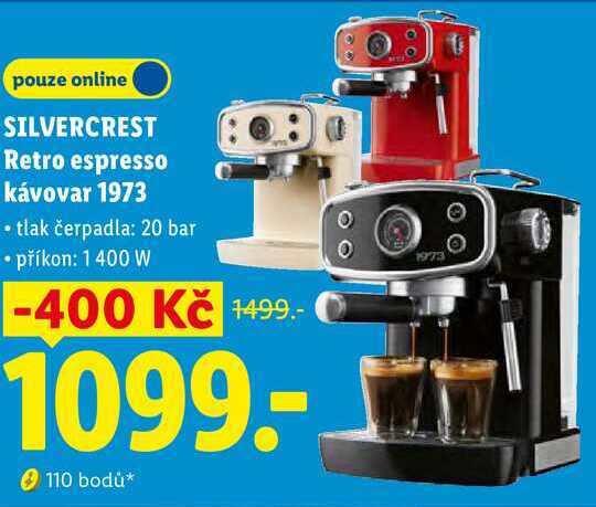 SILVERCREST Retro espresso kávovar 1973 