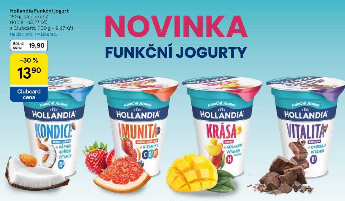 Hollandia Funkční jogurt, 150 g, vice druhů