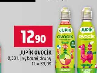 JUPÍK OVOCIK 0,33l vybrané druhy