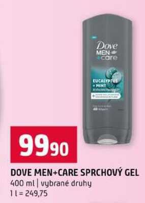 DOVE MEN+CARE SPRCHOVÝ GEL 400 ml vybrané druhy
