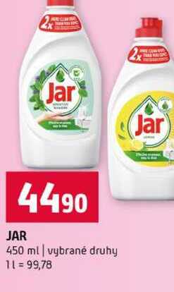 JAR 450 ml vybrané druhy